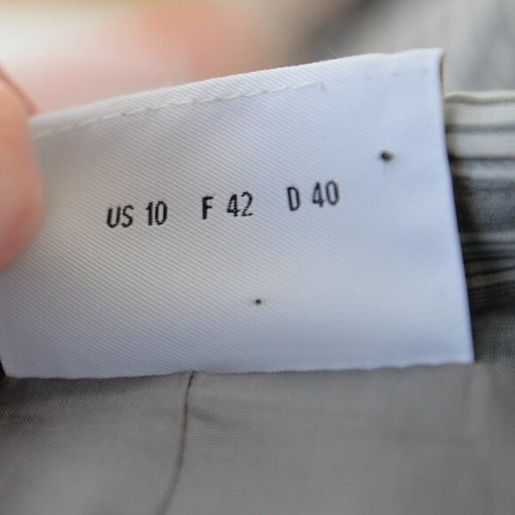 Akris Punto Silk Plaid Blazer Sz 10 - Picture 4 of 7